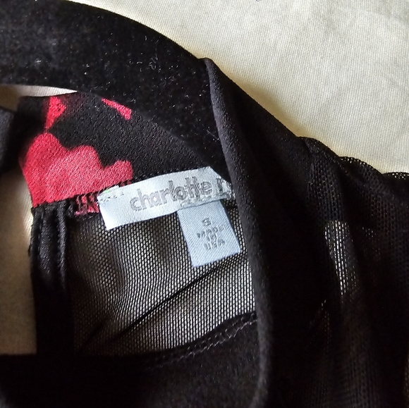 Charlotte Russe NWOT Bodysuit Size Small - Picture 2 of 3